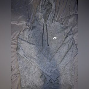 Nike hoodie dark grey size large